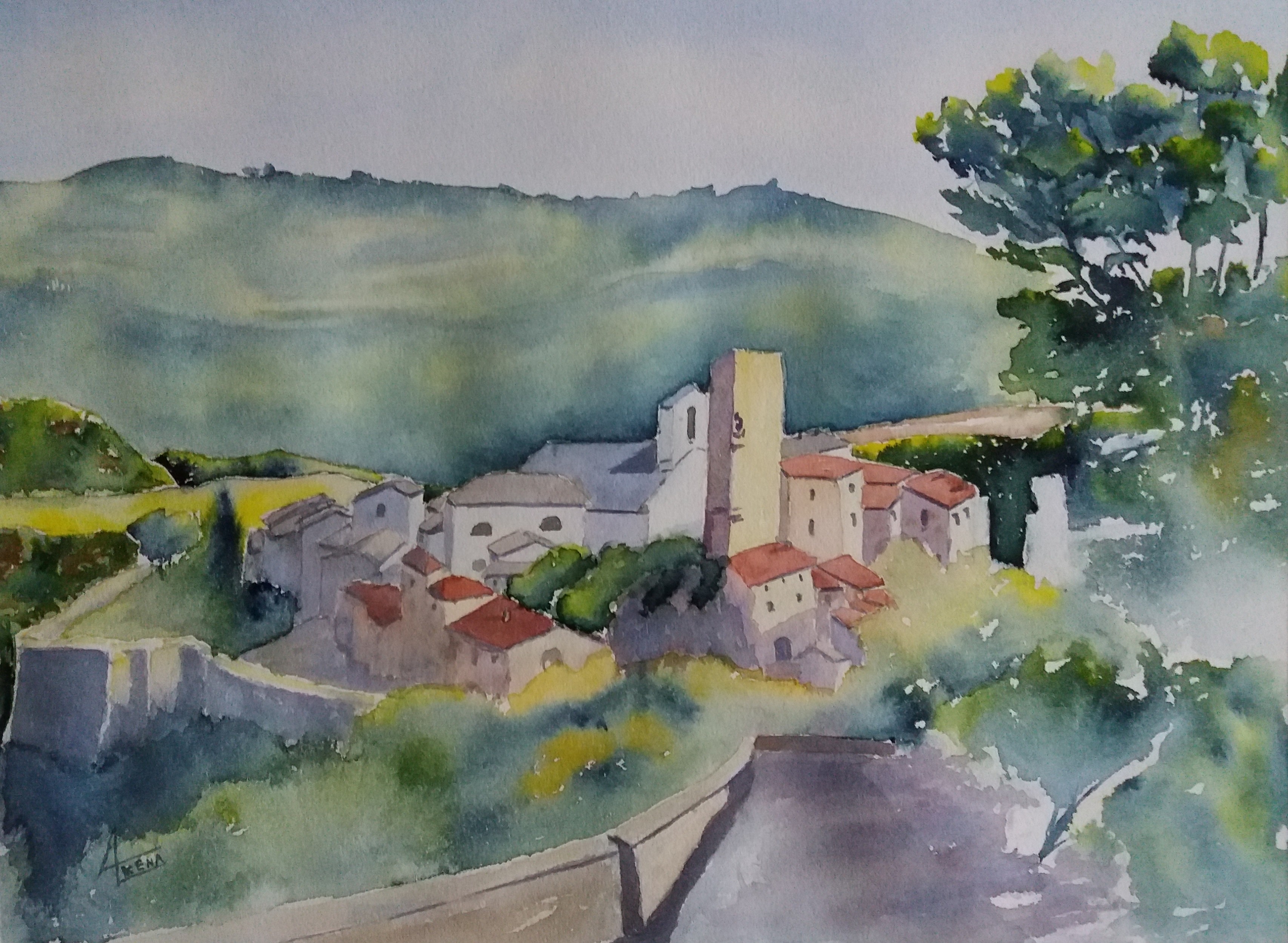 183 minerve aquarelle 40x50 cm 20210101 110049