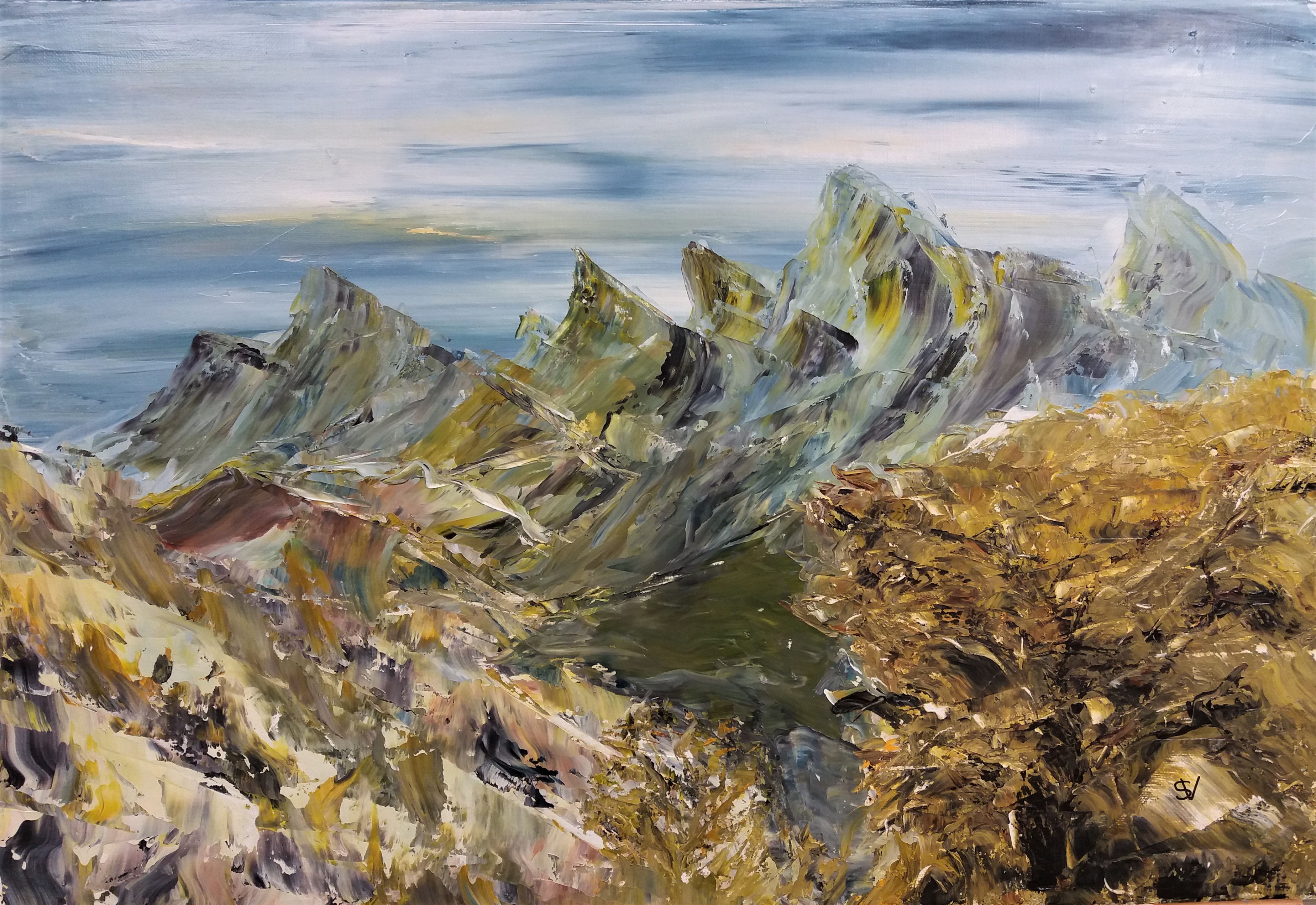 792 temps couvert et gris huile sur toile 10p 38x55 cm 