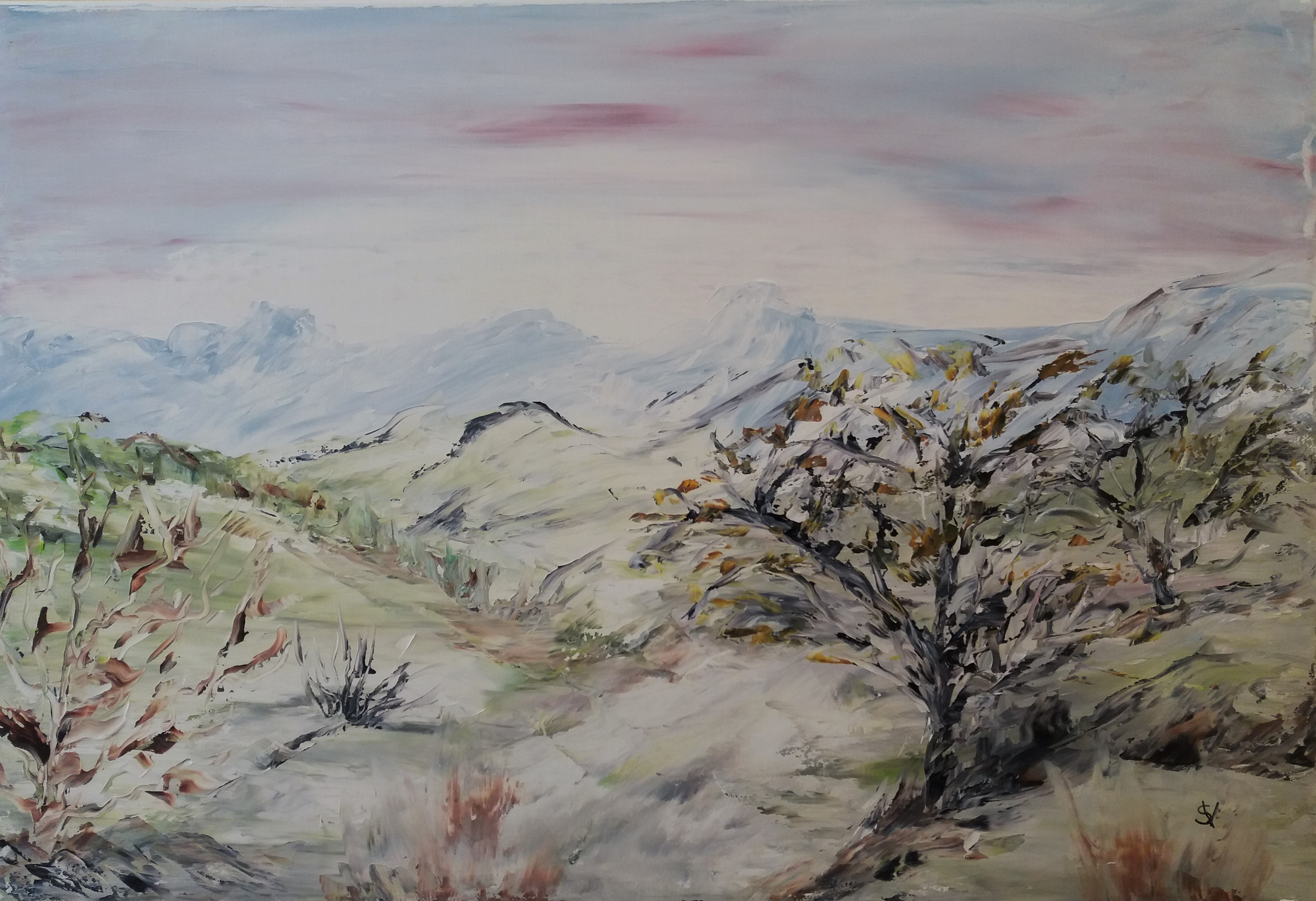 861 la provence huile sur toile 10p 38x55 cm 1