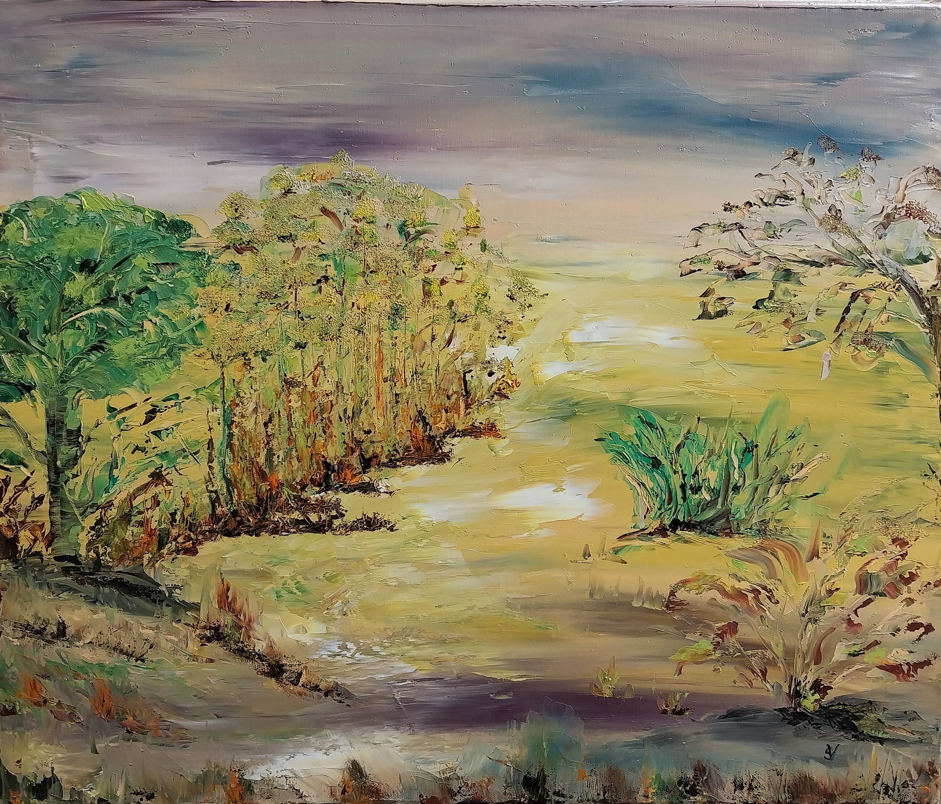 959 au milieu de nulle part huile sur toile 10f 