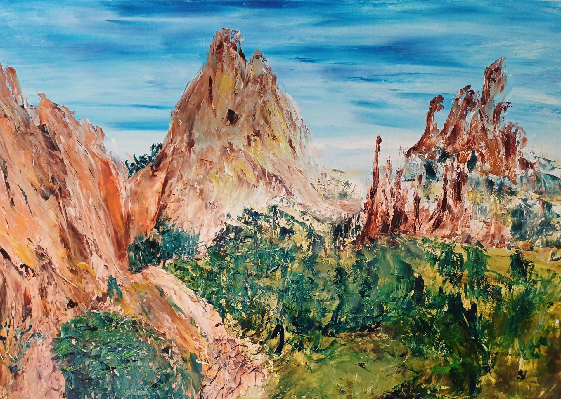 Colorado huile toile 50x70