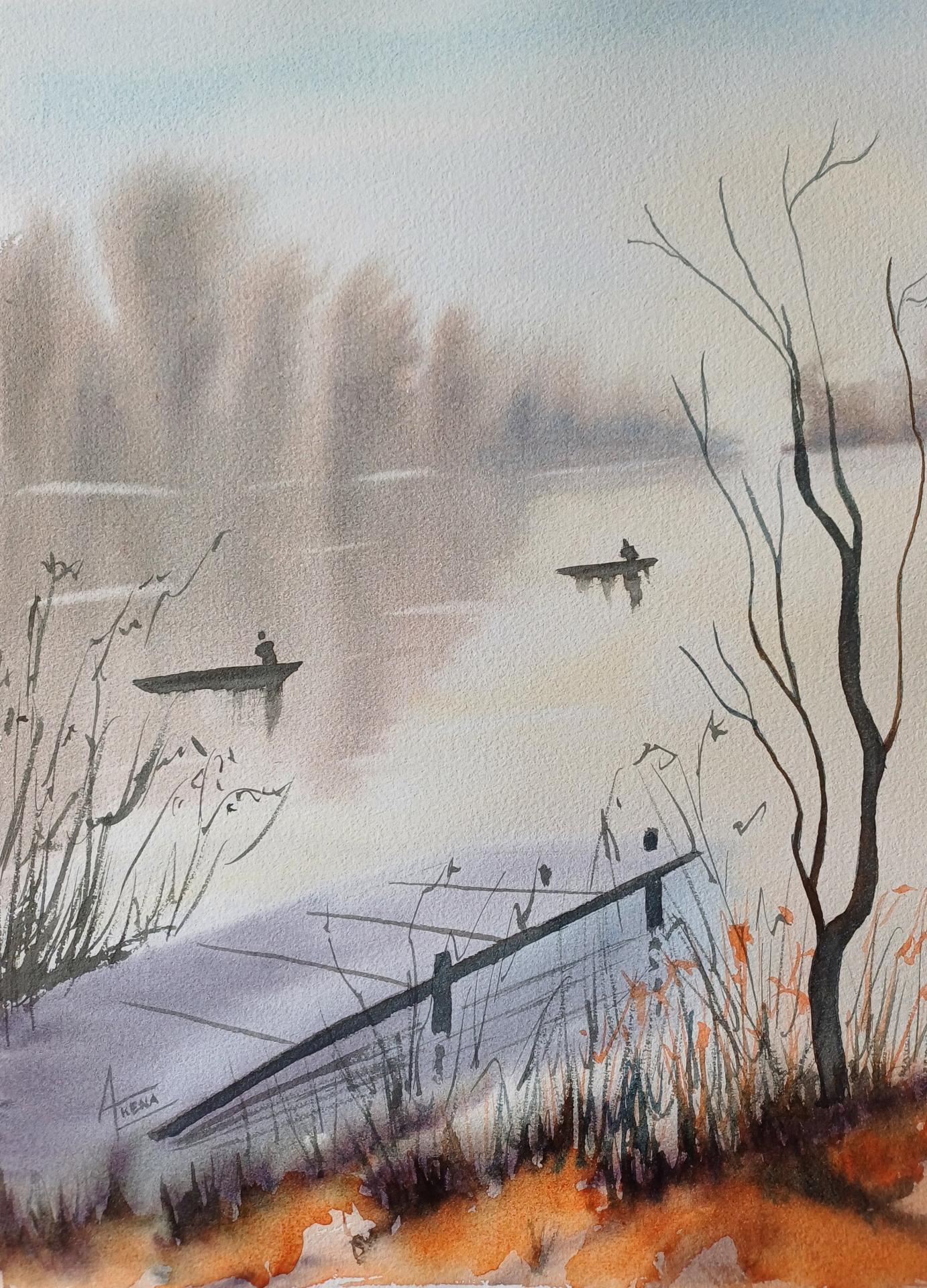 Le ponton aqua 40x50cm