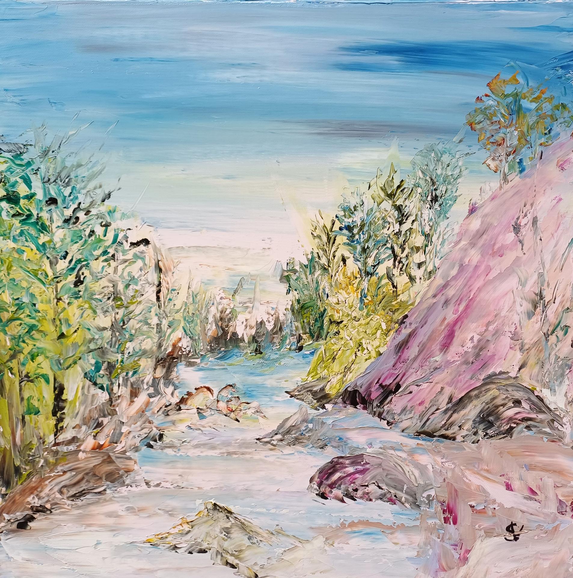 Torrent huile toile 40x40